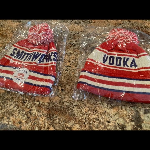 Two New SMITHWORKS VODKA Knit caps - Picture 5 of 5